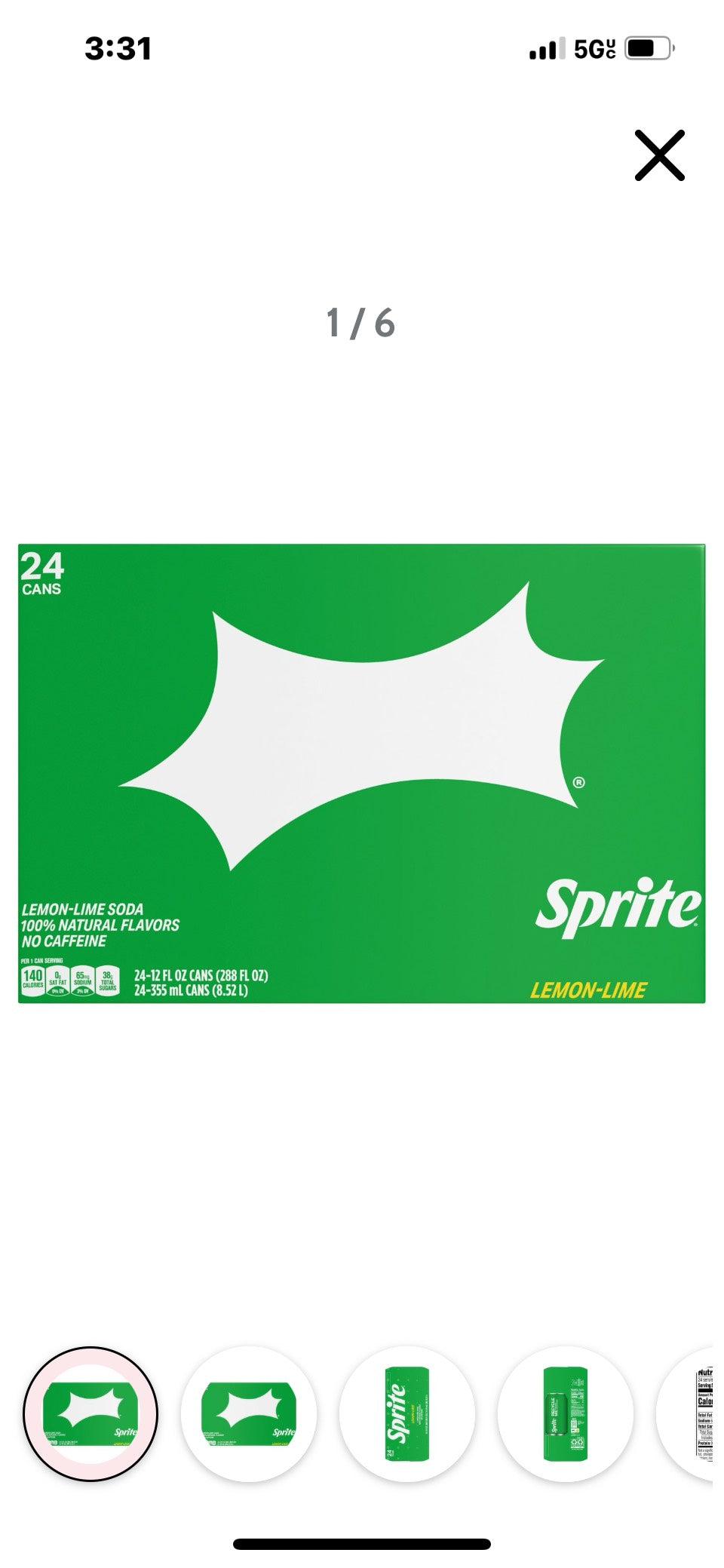Sprite (Cans 24 ct)