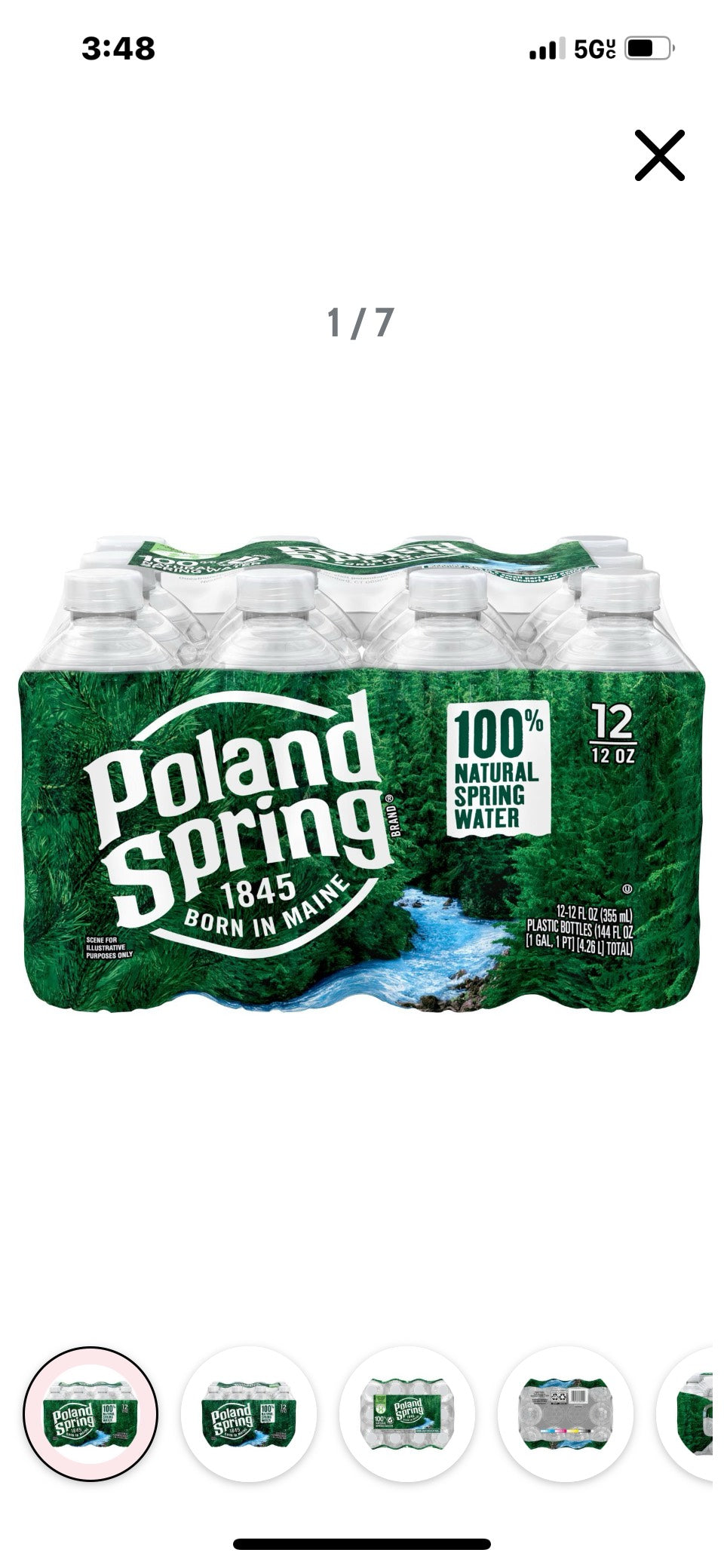 Poland Springs Water