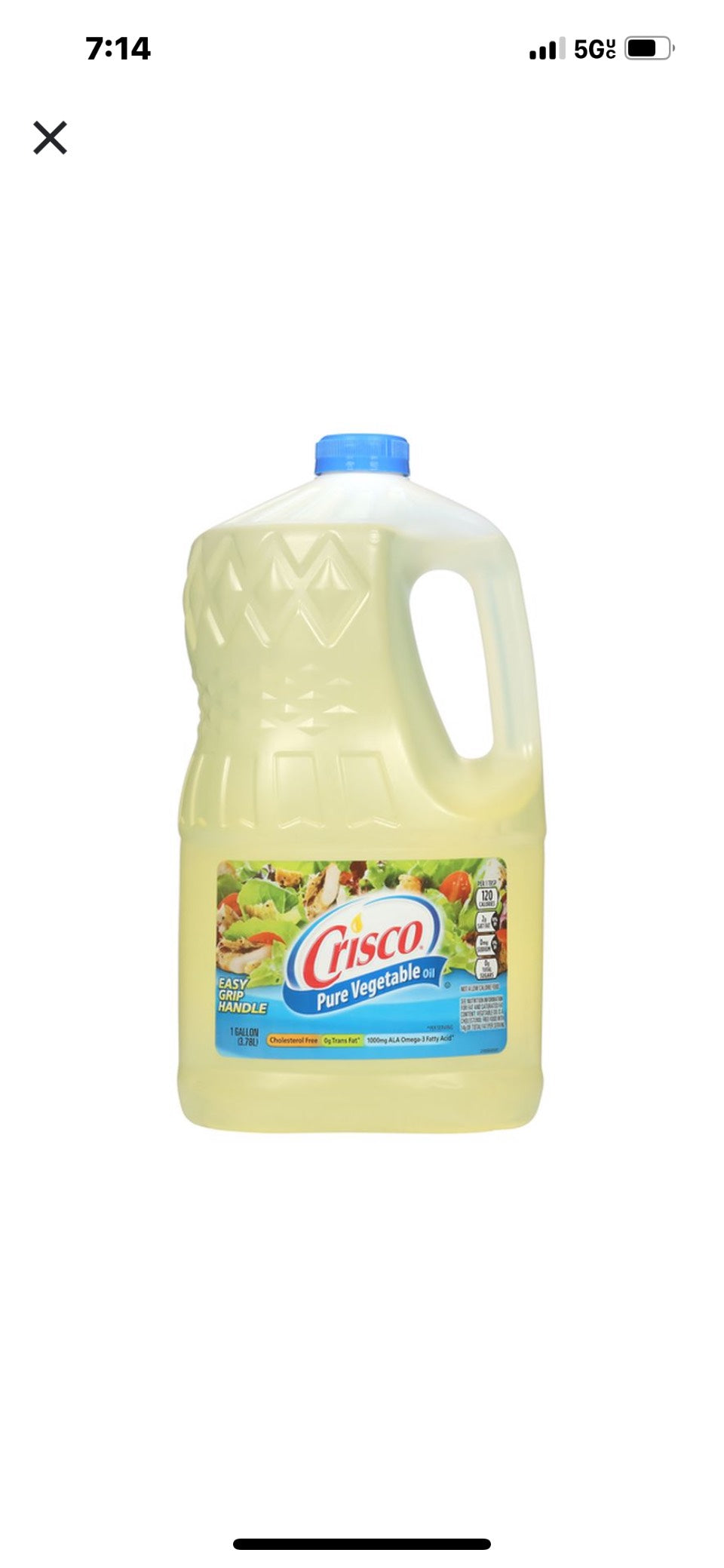 Crisco Vegatable Oil