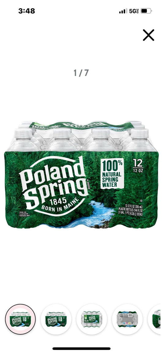 Poland Springs Water