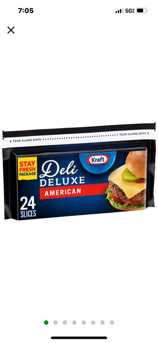 kraft Deluxe American Cheese